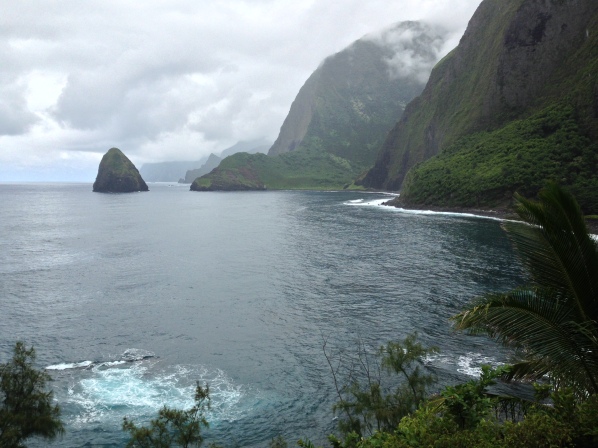 Moloka`i north cliffs